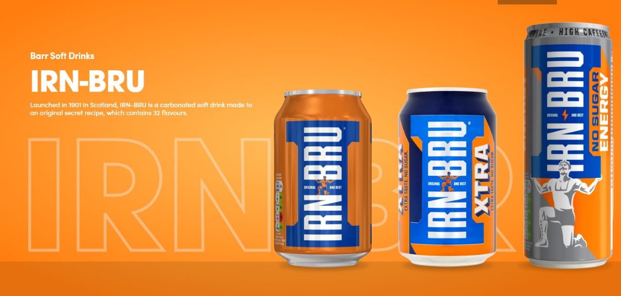 アイアンブルー IRN-BRU　スコットランドの国民的飲料