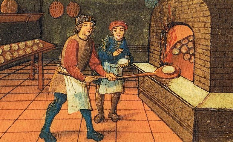 中世のパン作り