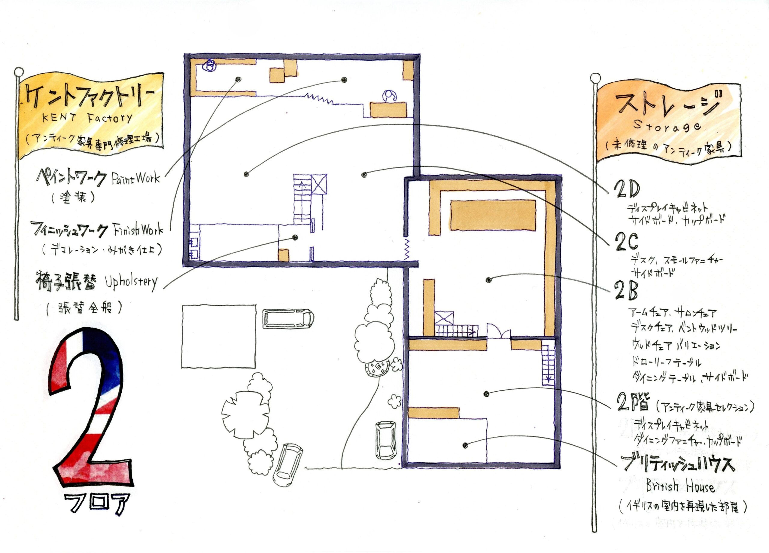 ケントストア静岡本店 フロアガイド