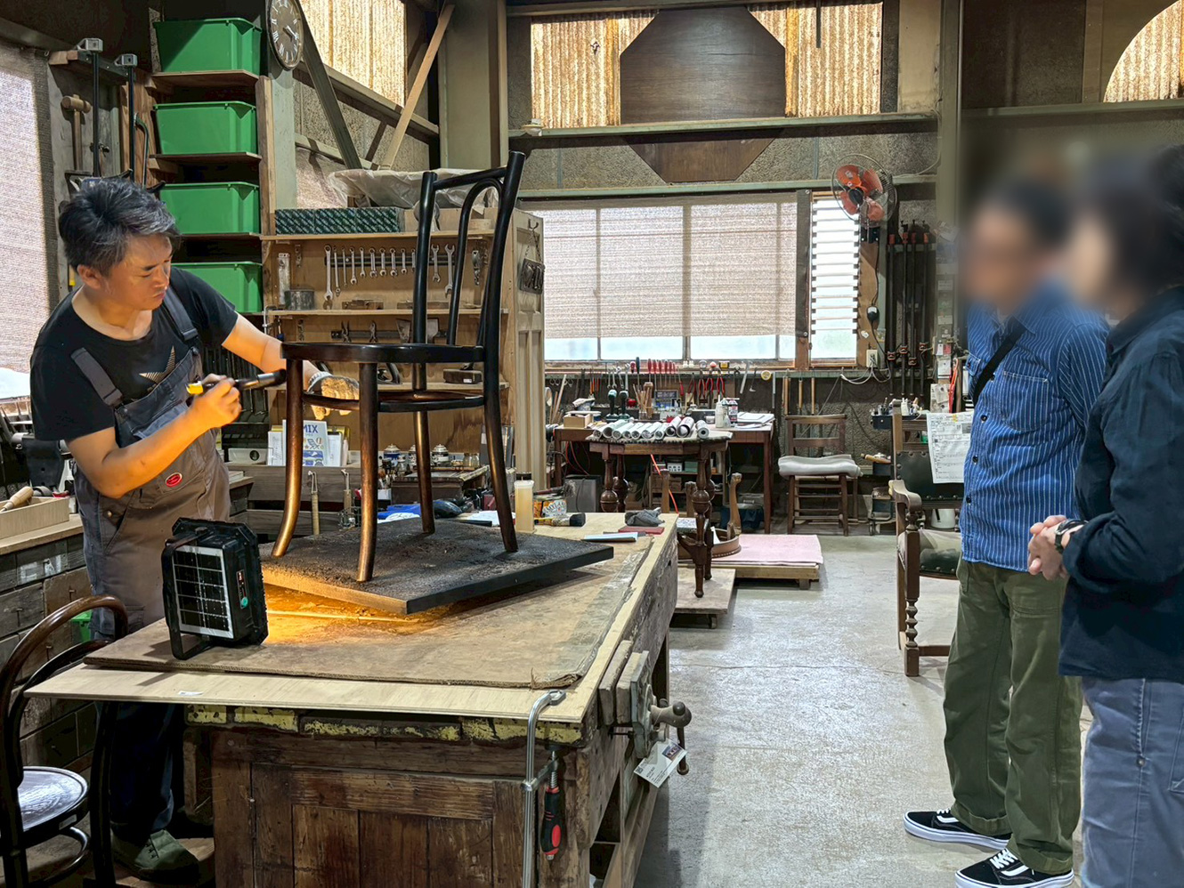 イギリスアンティーク家具ケントストア静岡本店の完全リニューアル感謝祭MYLANDS塗装総合ワークショップ