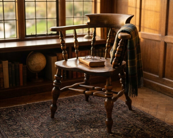 英国アンティーク家具のキャプテンチェア