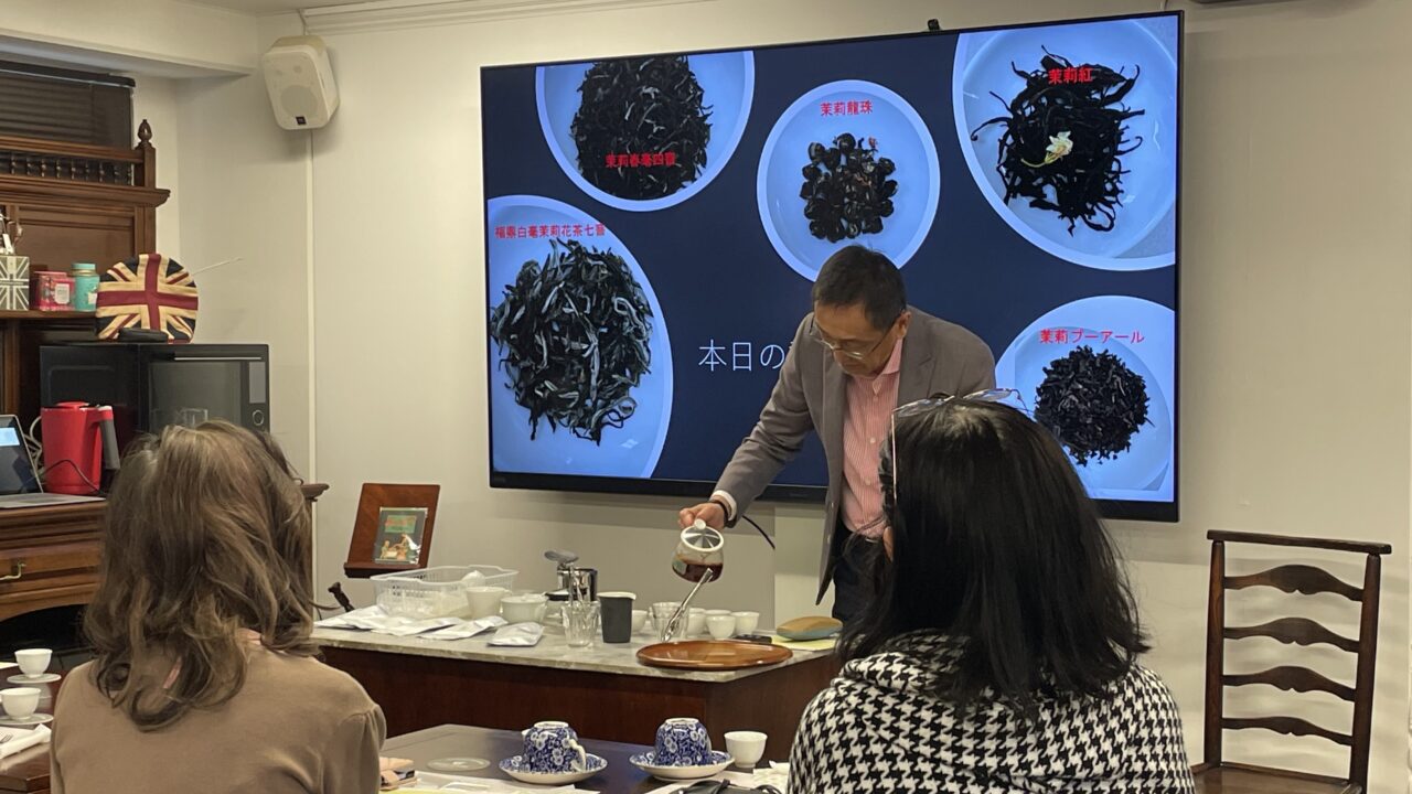 アンティーク家具ケントストアで開催したセミナーレポート-ジャスミンティーの魅力