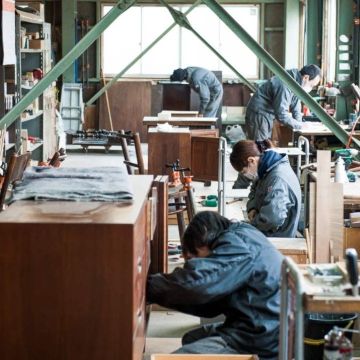 ケントストアKENTSTORE静岡工場アンティーク家具の修理